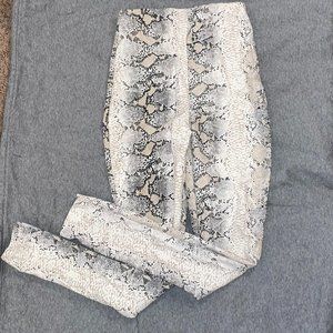 Snake Skin Print Pants